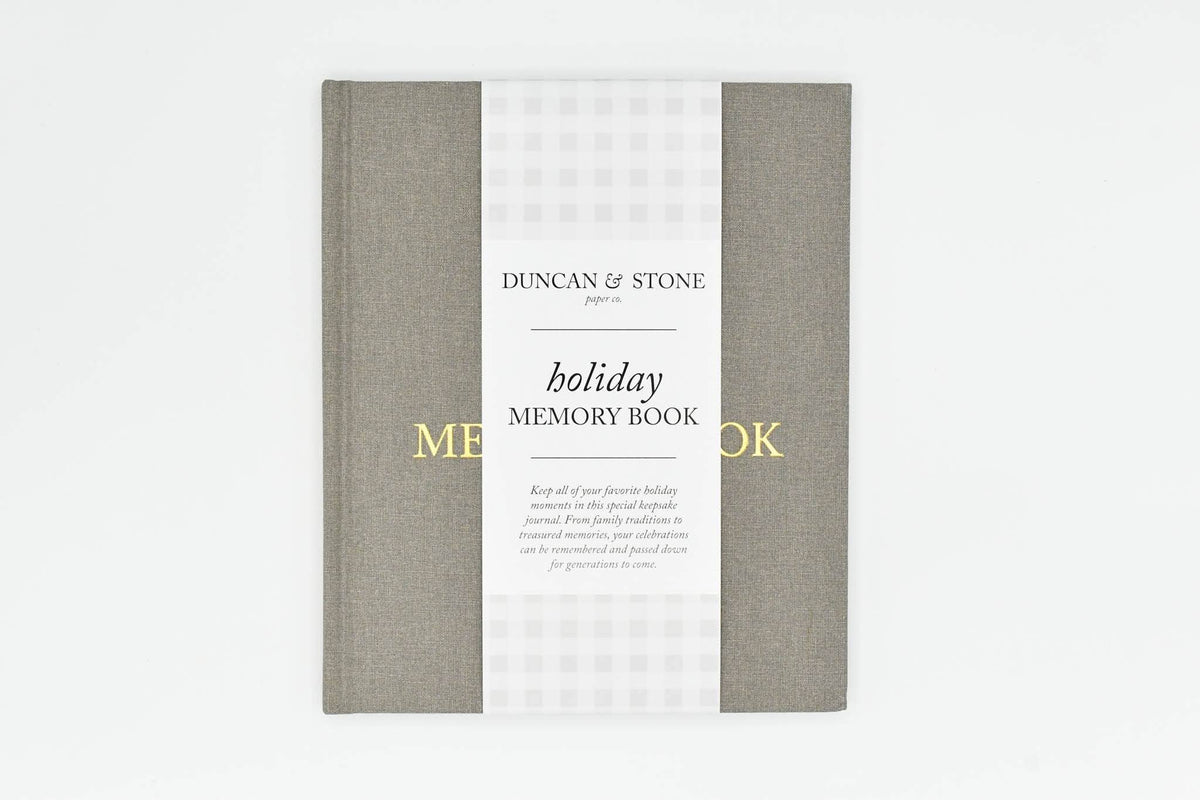 Holiday Memory Book & Family Keepsake | Christmas Gift