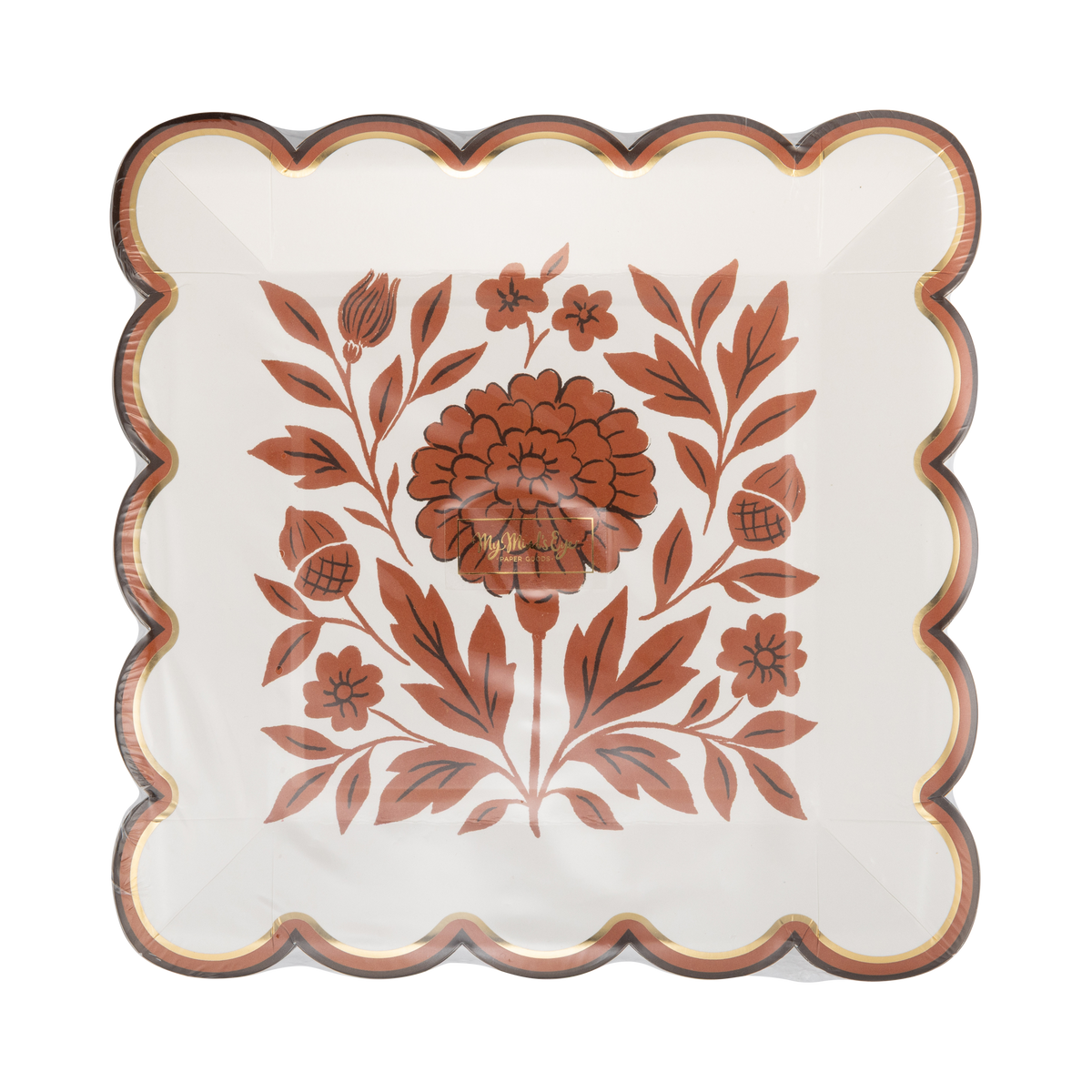 FAL1340 - Fall Marigold 8" Plate