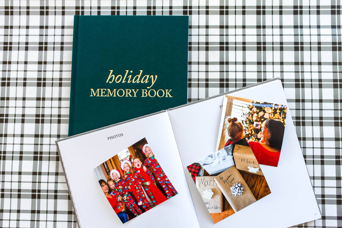 Holiday Memory Book & Family Keepsake | Christmas Gift