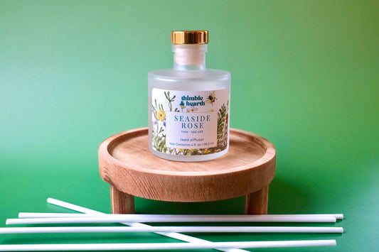 Seaside Rose Reed Diffuser | Botanical Home Fragrance