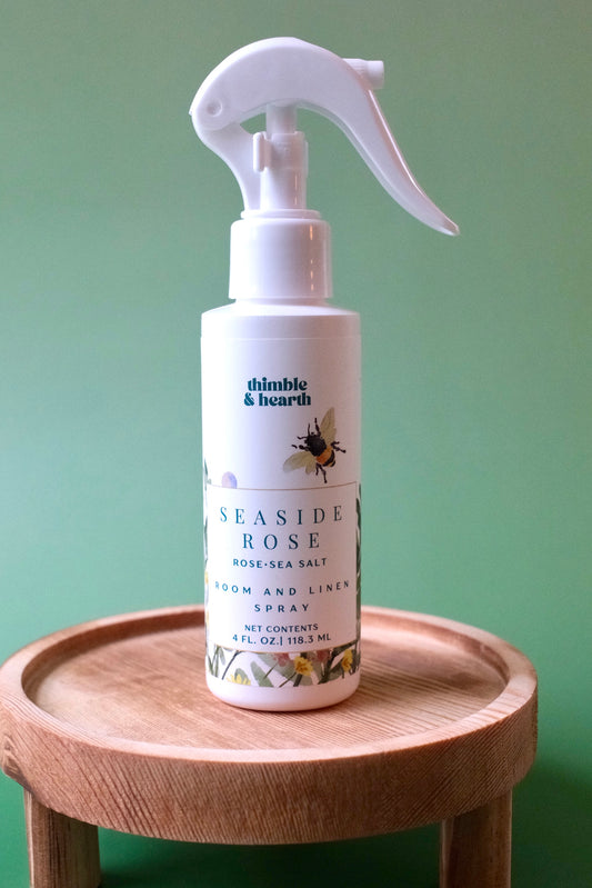 Seaside Rose Room and Linen Spray | Botanical Home Fragrance