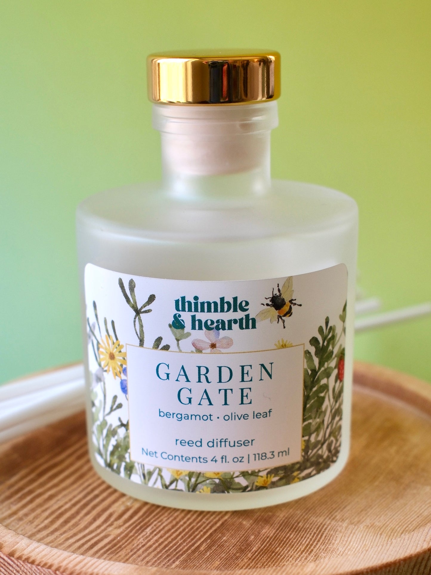 Garden Gate Reed Diffuser | Botanical Home Fragrance