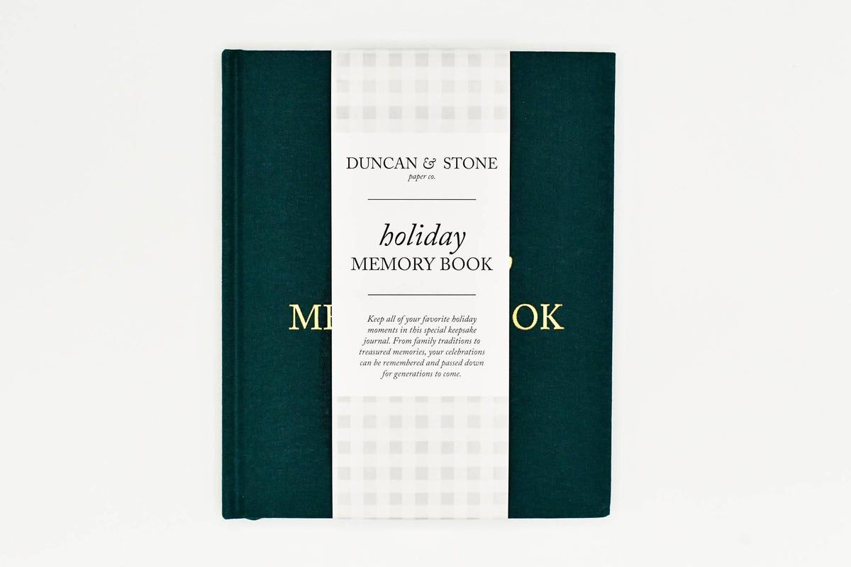 Holiday Memory Book & Family Keepsake | Christmas Gift
