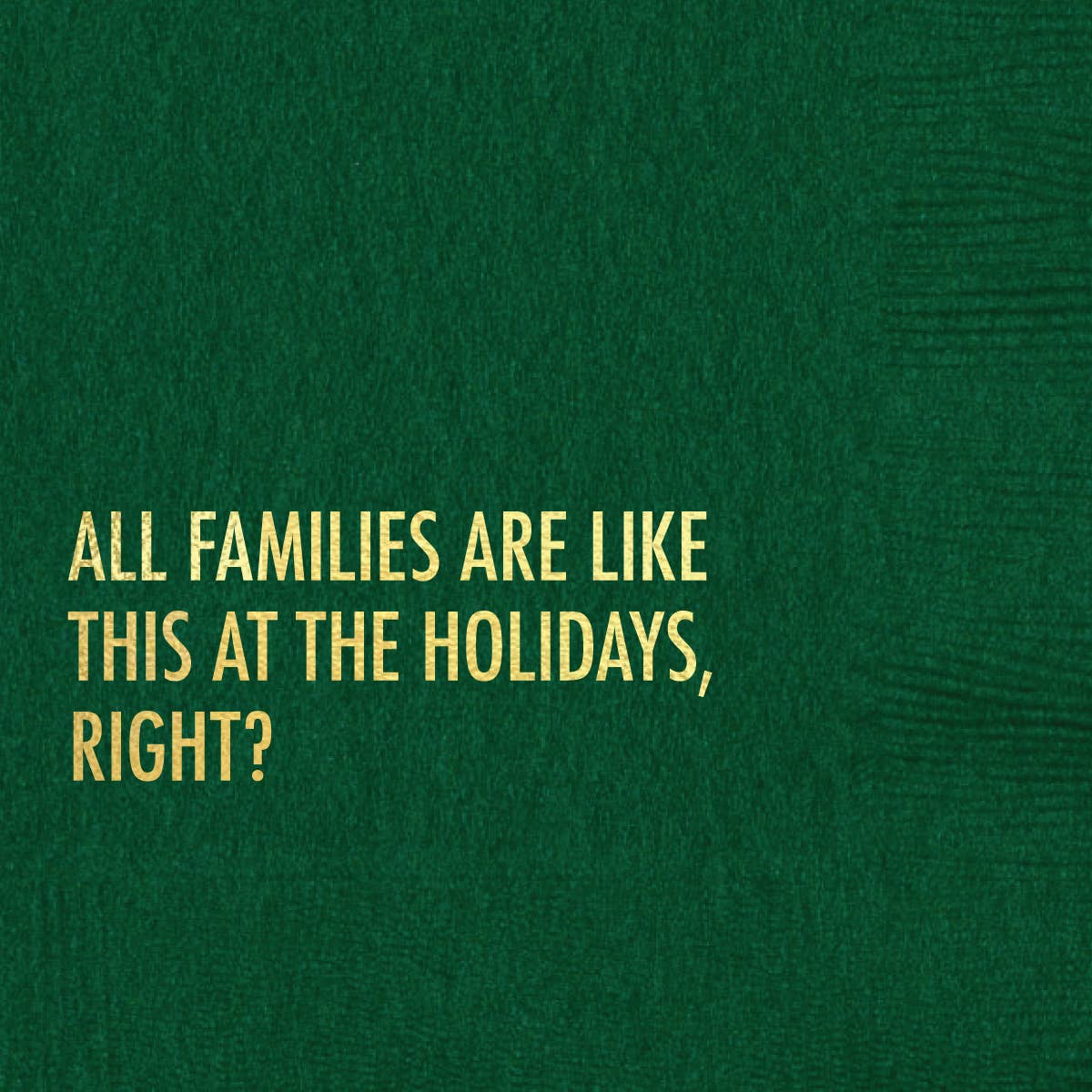 All Families - Funny Holiday Napkin