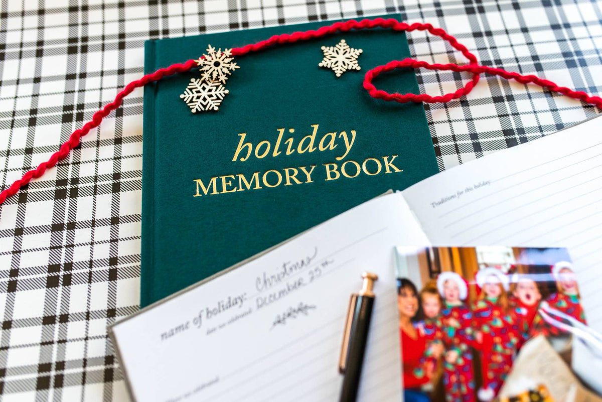 Holiday Memory Book & Family Keepsake | Christmas Gift